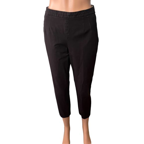 J. Crew Cropped Stretch Chino Pants 8 “Martie” Cotton Blend Preppy Casual Work - Picture 1 of 5